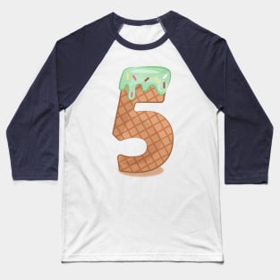 Ice cream number 5 Baseball T-Shirt